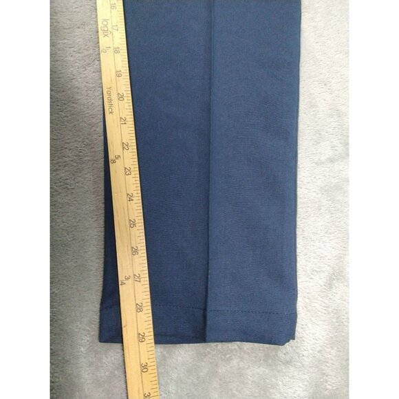 Haggar Pants Mens 34x29 Navy Blue Straight Fit Cool Right Performance Flex Golf - Picture 5 of 12
